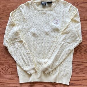 Kate Lord Yellow Sweater